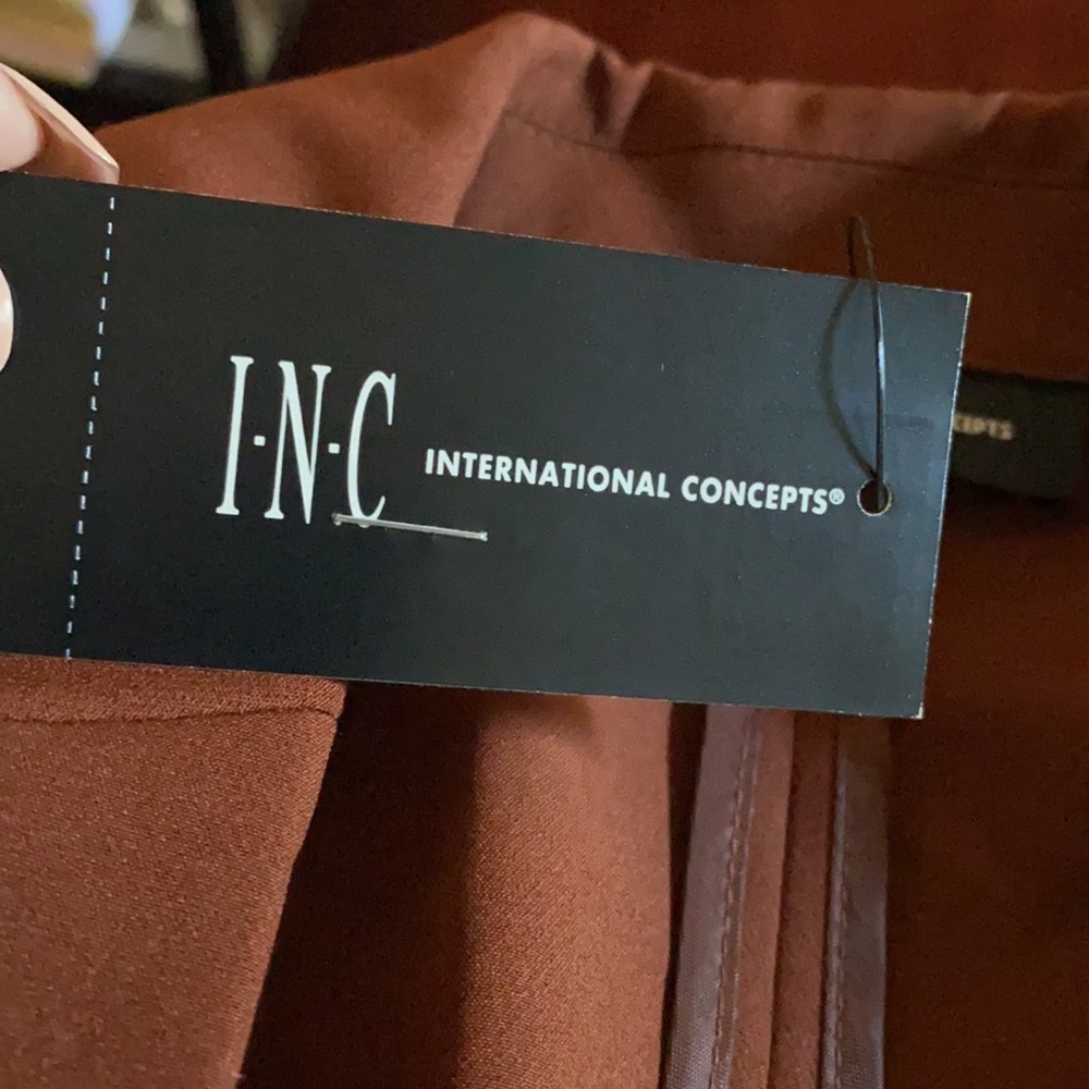 Inc International Concepts suit Jacket brown XS NWT - Picture 8 of 11